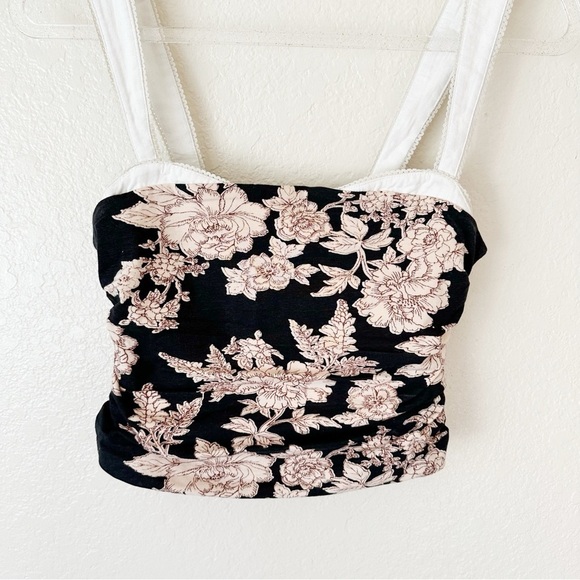 New FREE PEOPLE 2 Tone Printed Tank - Tea Combo size XS - Picture 4 of 7